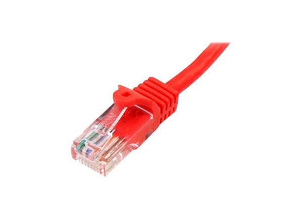 StarTech.com 7 ft Red Cat5e / Cat 5 Snagless Patch Cable 7ft 
