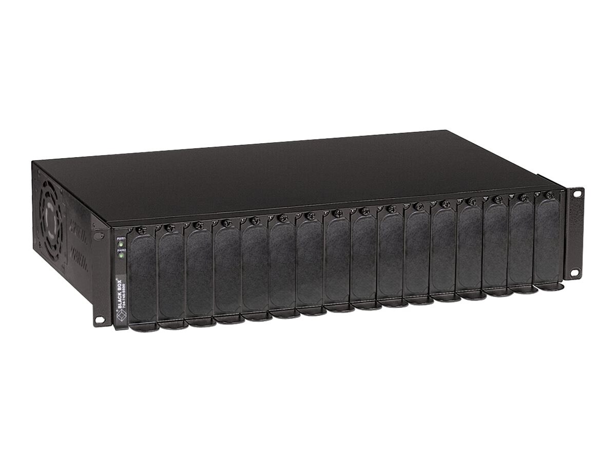 Black Box 16-Slot Chassis for the LB300A Extenders