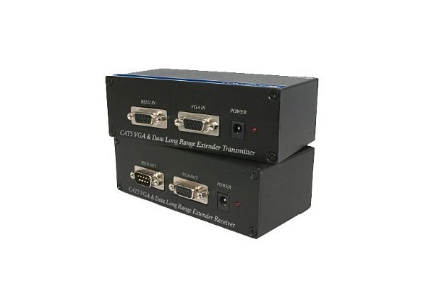 StarTech.com VGA Video Extender over Cat 5 with RS232
