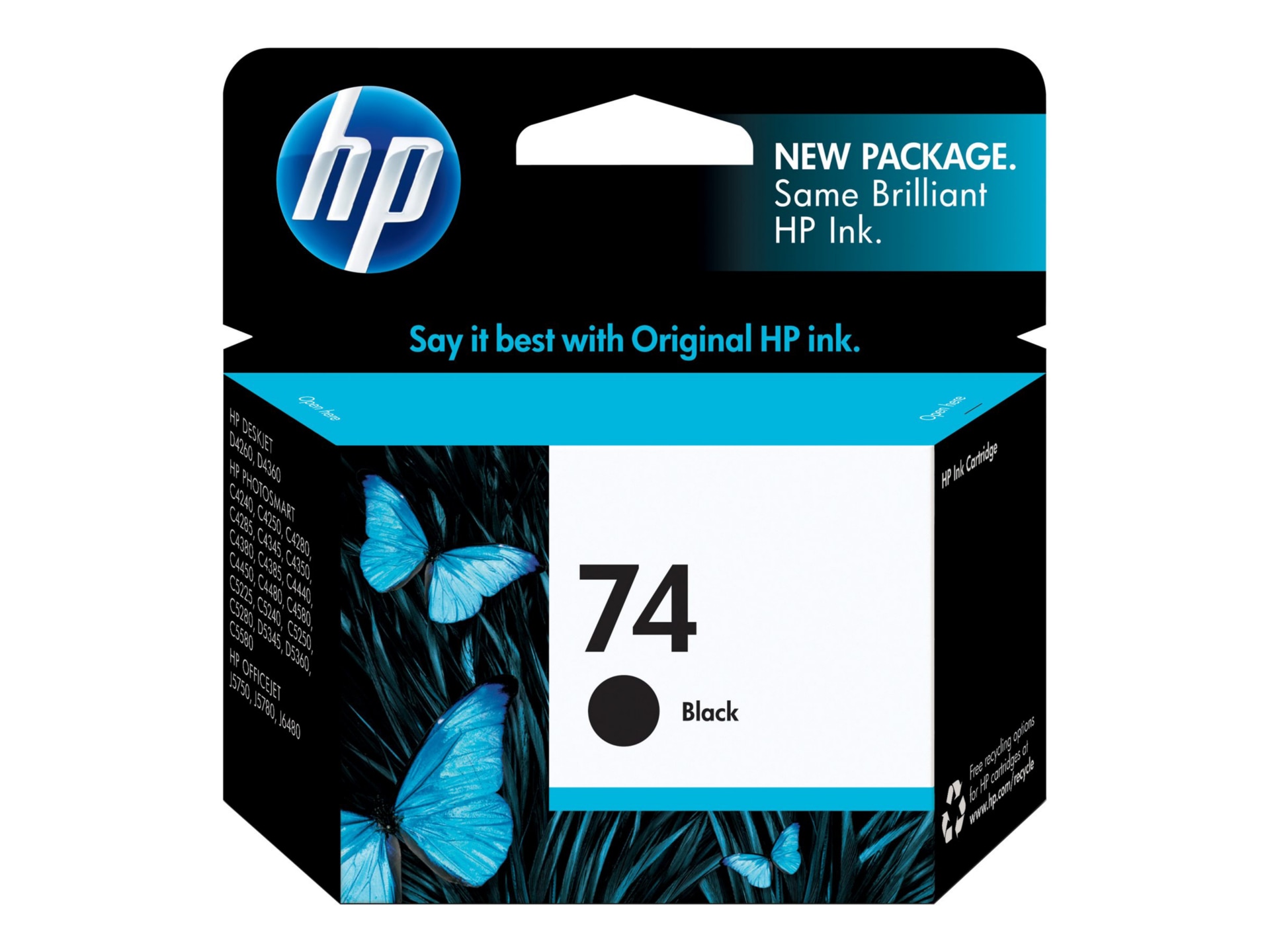 HP 74 (CB335WN) Black Original Ink Cartridge