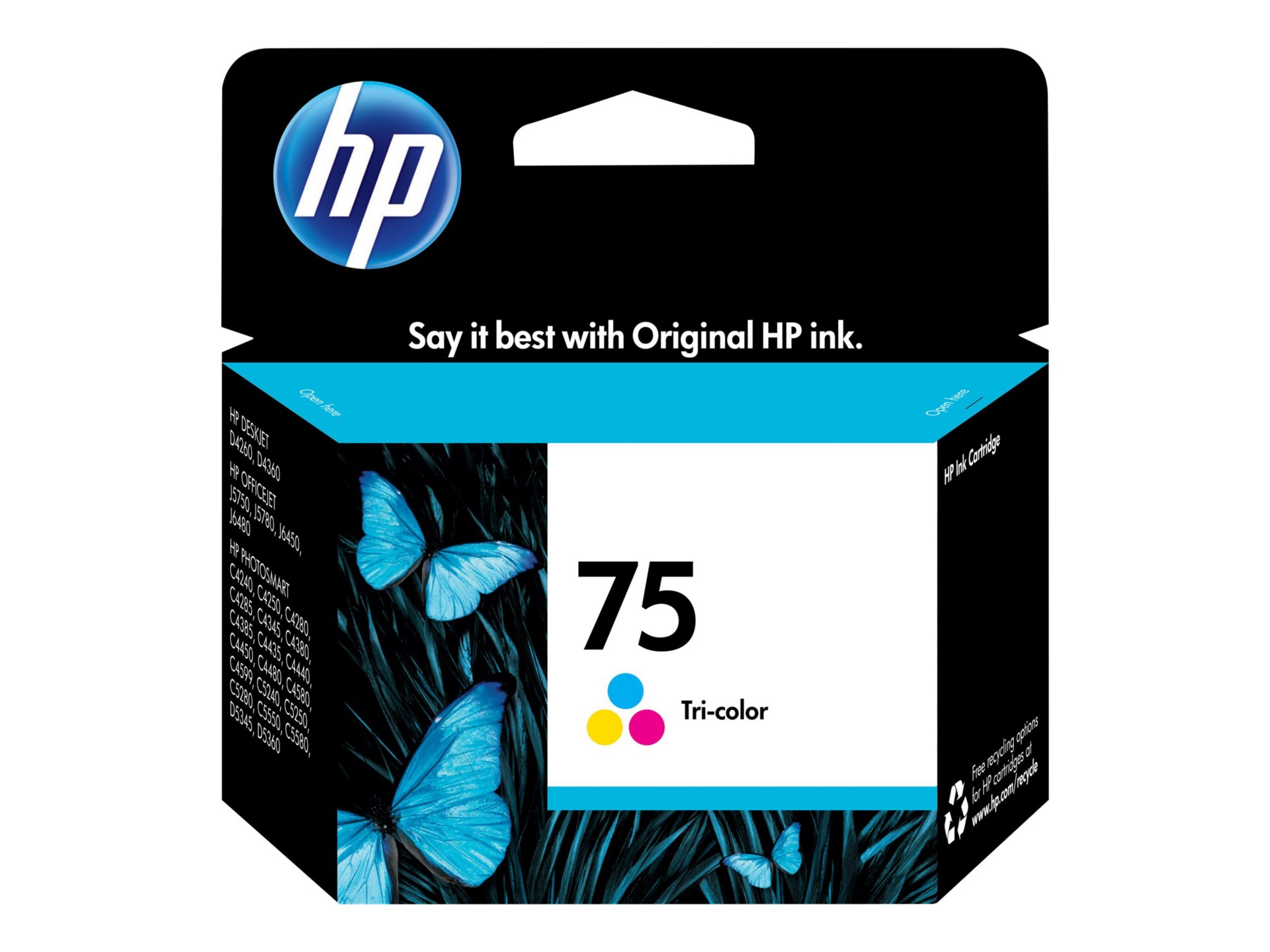 HP 75 Original Ink Cartridge - Single Pack