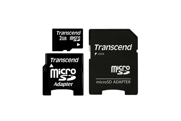 Thumbnail 3 of 5 for Transcend - flash memory card - 2 GB - microSD