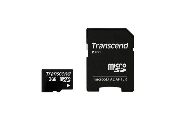 Thumbnail 4 of 5 for Transcend - flash memory card - 2 GB - microSD