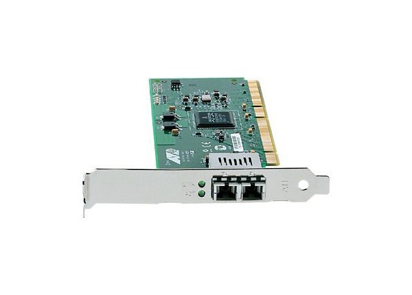Allied Telesis 64-bit PCI-x Gigabit Fiber Adapter Card Fed