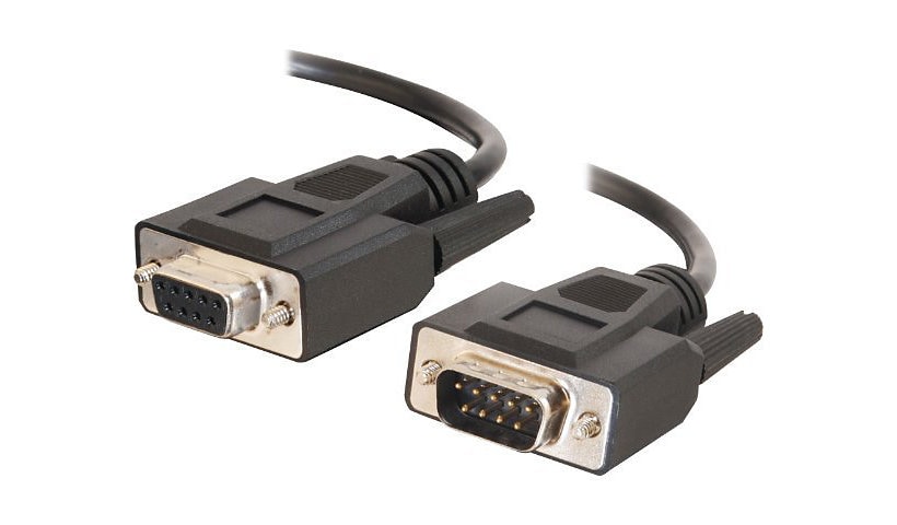 C2G 6ft RS232 DB9 Straight Through Serial Extension Cable - M/F