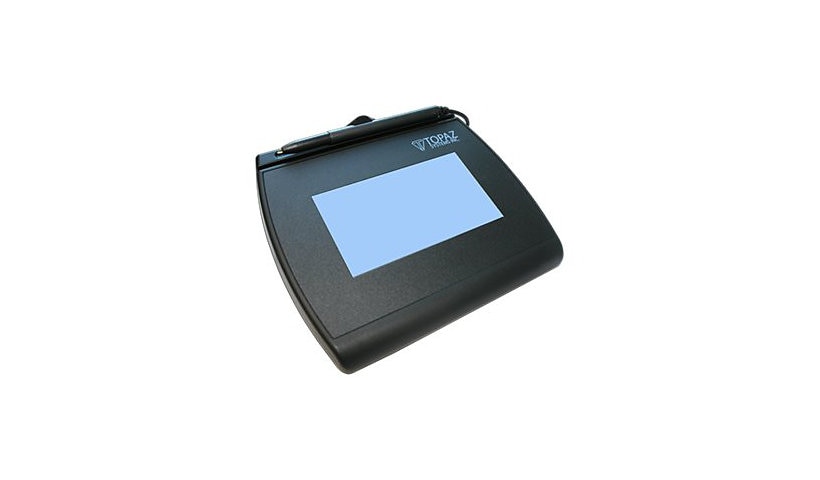 Topaz SignatureGem LCD 4x3 T-LBK755-BHSB-R - signature terminal - serial, USB