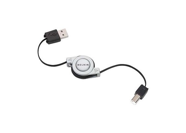 Belkin Retractable Hi-Speed USB 2.0 Cable USB cable - 79 cm