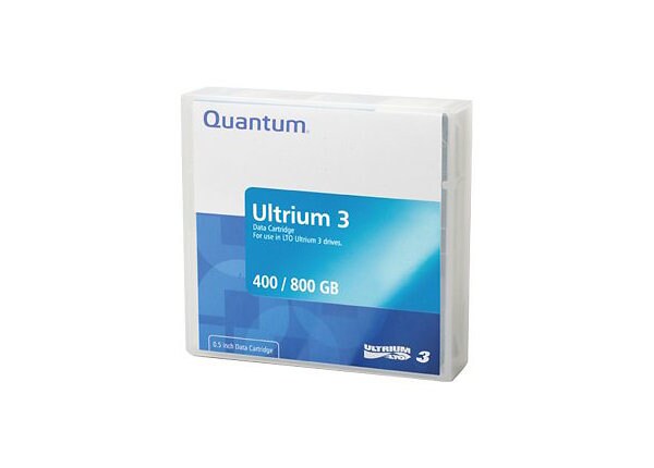 Quantum - LTO Ultrium 3 x 1 - 400 GB - storage media