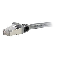 C2G 10ft Cat5e Snagless Shielded (STP) Ethernet Cable - Cat5e Network Patch Cable - PoE - Gray