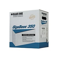 Black Box Cat5e Solid Bulk Cable 1,000 ft White, Plenum