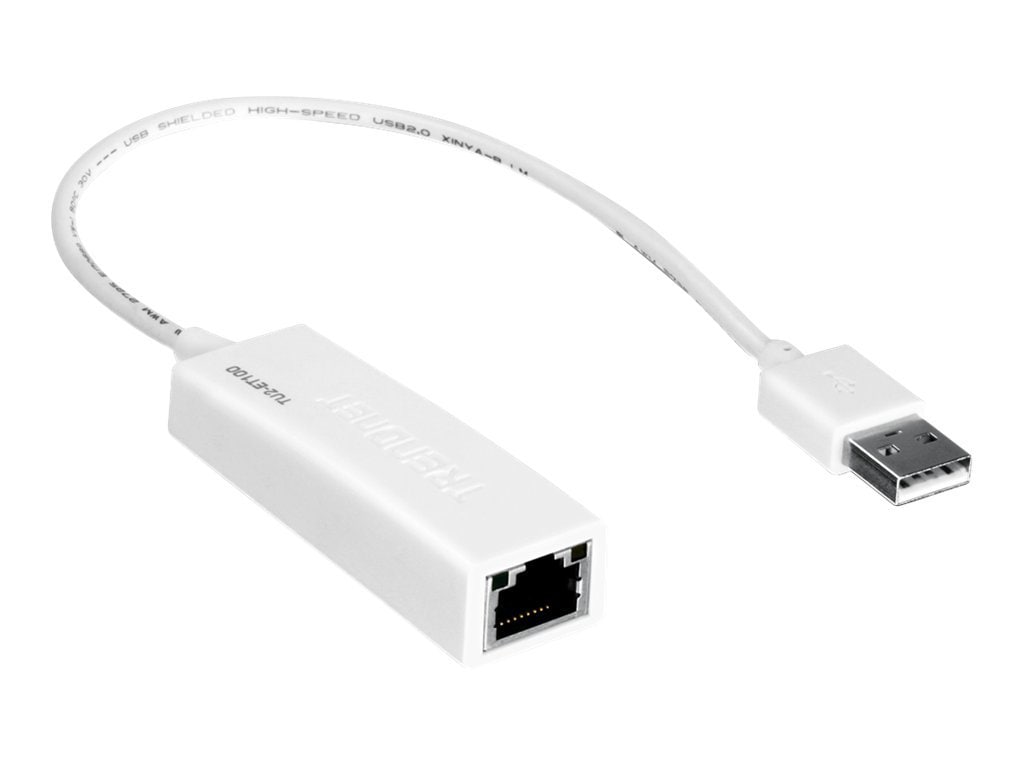 klipning tykkelse Blæse TRENDnet USB 2.0 to 10/100Mbps Fast Ethernet Adapter - TU2-ET100 - -