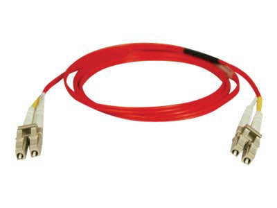 Eaton Tripp Lite Series Duplex Multimode 62.5/125 Fiber Patch Cable (LC/LC) - Red, 1M (3 ft.) - patch cable - 1 m - red