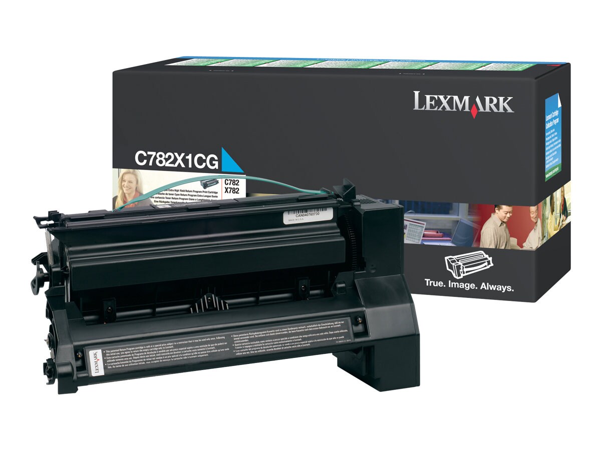 Lexmark - Extra High Yield - cyan - original - toner cartridge - LCCP, LRP