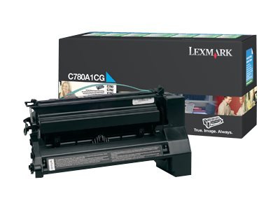 Lexmark - cyan - original - toner cartridge - LCCP, LRP