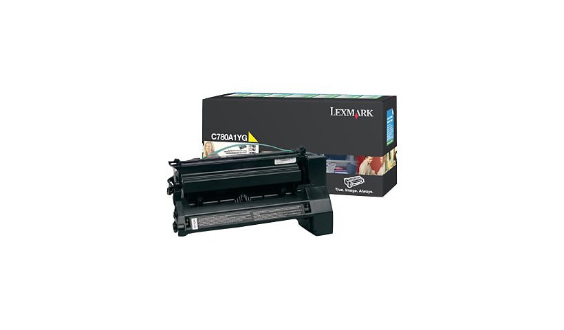 Lexmark - yellow - original - toner cartridge - LCCP, LRP