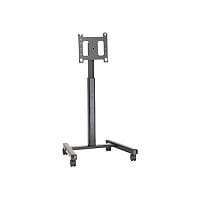 Chief Flat Panel Mobile Display Cart - For Monitors 42-86" - Black