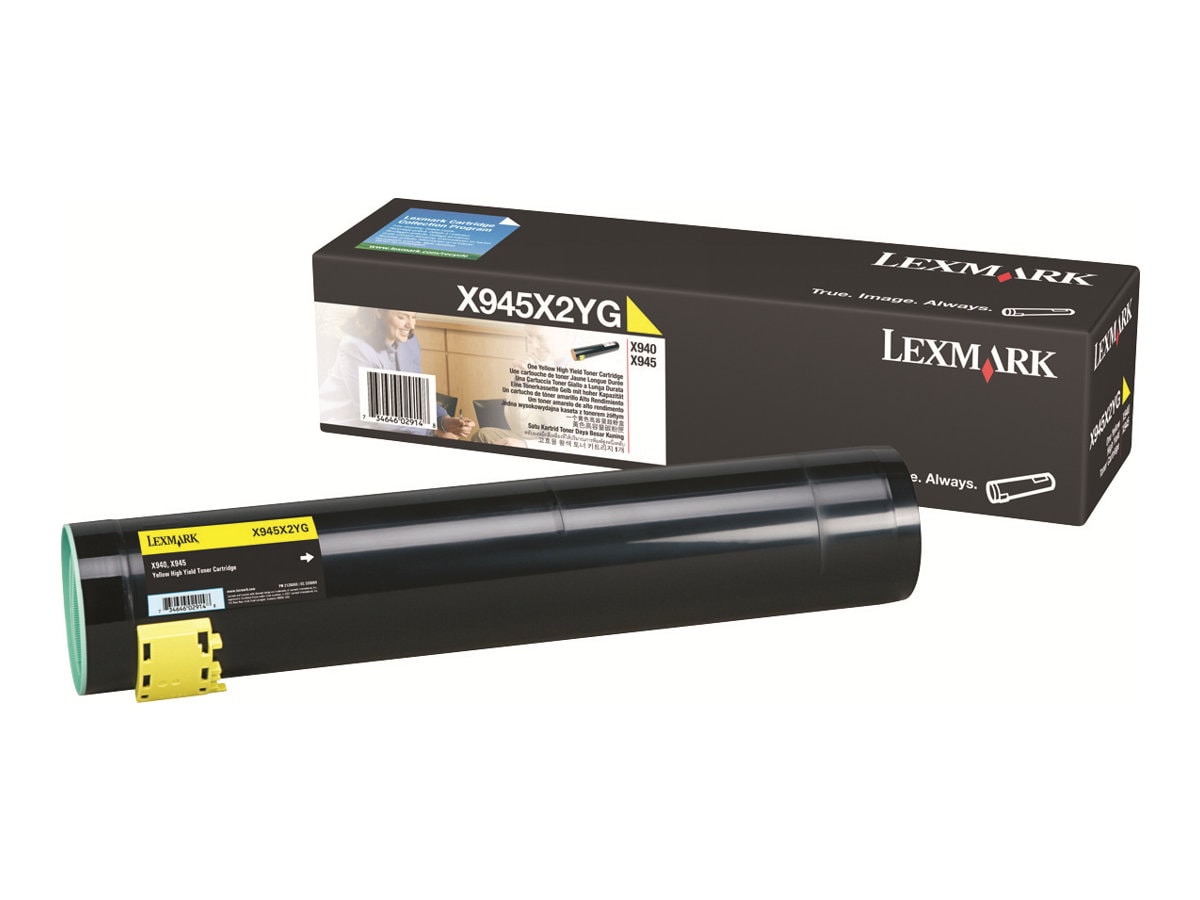 Lexmark - High Yield - yellow - original - toner cartridge - LCCP
