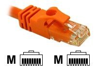 Main image 1 for C2G 25ft Cat6 Snagless Unshielded (UTP) Network Crossover Patch Cable - Orange - crossover cable - 25 ft - orange