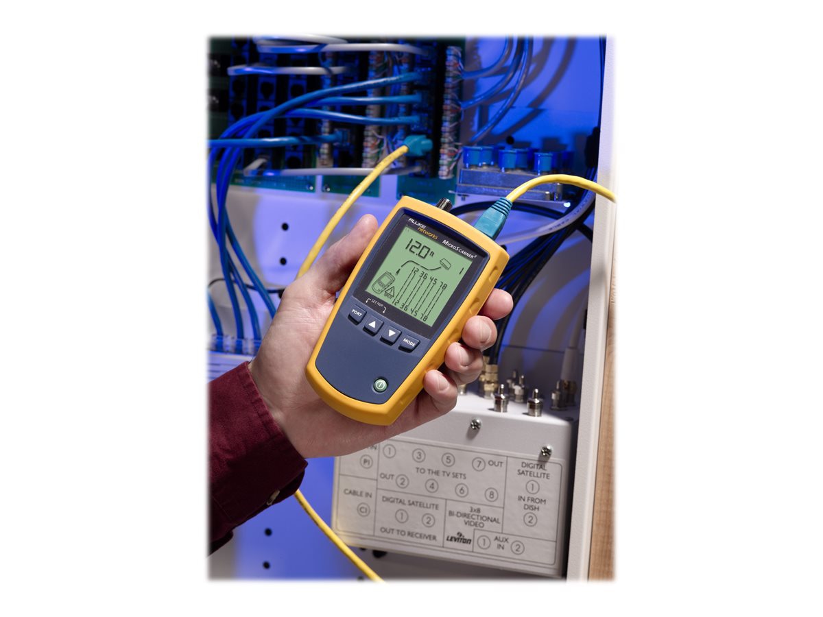 Thumbnail 2 of 9 for Fluke Networks MicroScanner2 Professional Kit - network tester kit