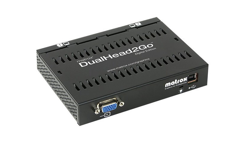 Matrox Graphics eXpansion Module DualHead2Go Digital dition - video conver