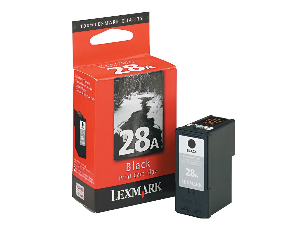 Lexmark Cartridge No. 28A - black - original - ink cartridge