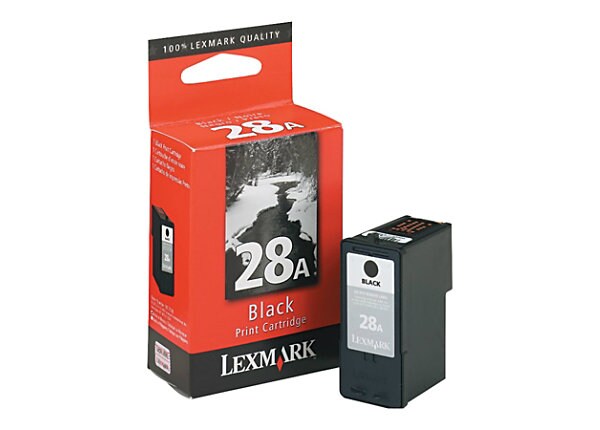 Lexmark Cartridge No. 28A - black - original - ink cartridge