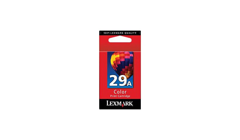 Lexmark Cartridge No. 29A - color (cyan, magenta, yellow) - original - ink