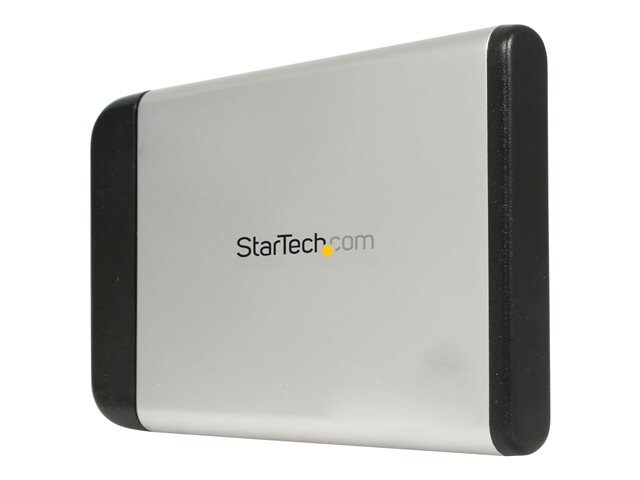 StarTech.com 2.5in Silver USB External Hard Drive Enclosure for SATA HDD