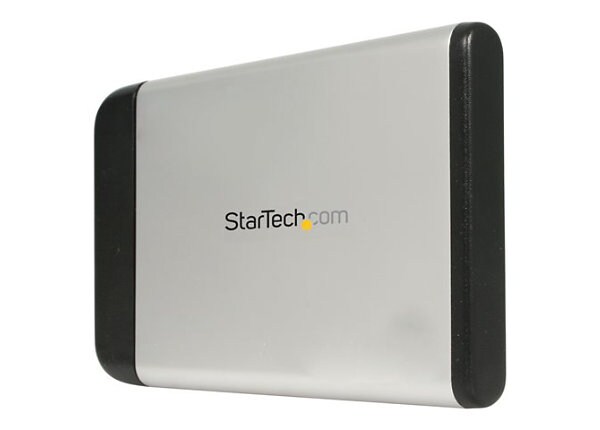 StarTech.com 2.5in Silver USB External Hard Drive Enclosure for SATA HDD