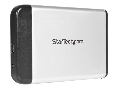 StarTech.com 2.5in Silver USB 2.0 to IDE External Hard Drive Enclosure
