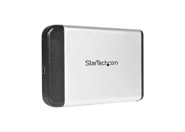 StarTech.com 2.5in Silver USB 2.0 to IDE External Hard Drive Enclosure
