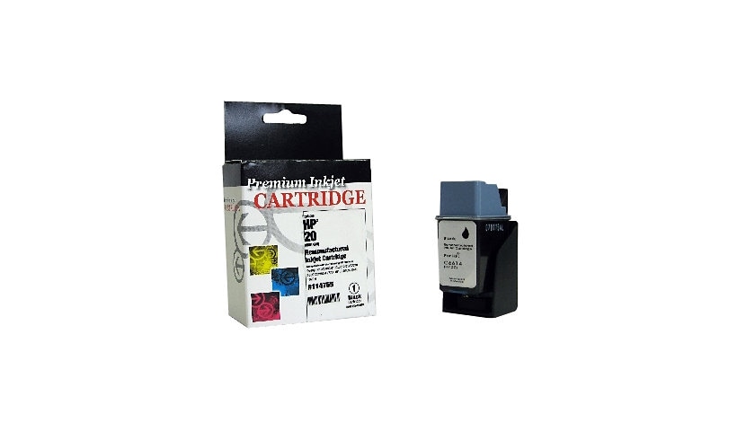Clover Remanufactured Ink for HP 20 (C6614DN), Black, 500 page yield