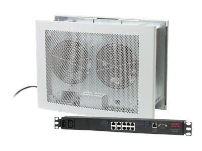 APC Room Air Distribution Wiring Closet Ventilation Unit with Environmental Management - ventilation unit