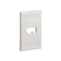 Panduit MINI-COM Classic Series Faceplates with Label and Label Cover - faceplate