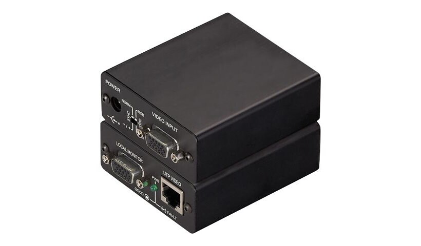 Black Box Mini CAT5 VGA Extender Transmitter with Local Port - video extend