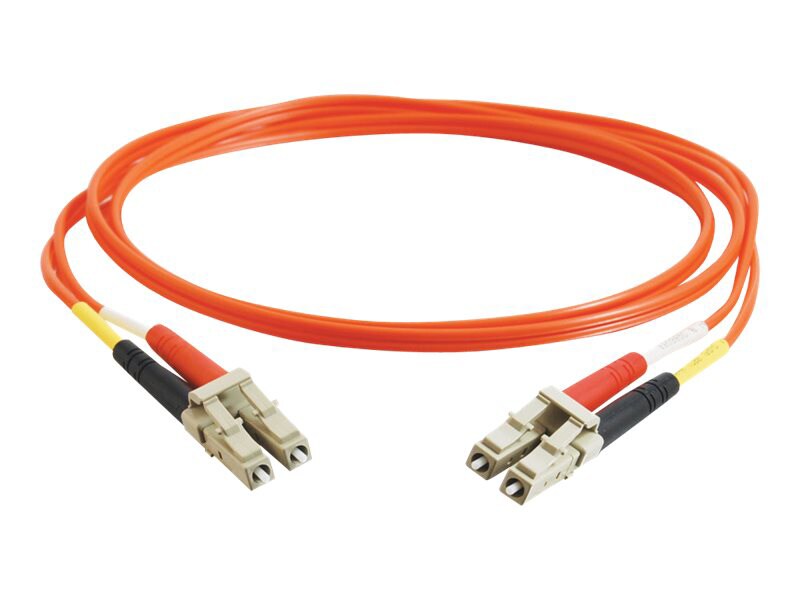 C2G 10m LC-LC 62.5/125 Duplex Multimode OM1 Fiber Cable - Orange - 33ft - p