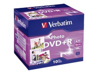 Verbatim Photo - DVD+R x 10 - 4.7 GB - storage media