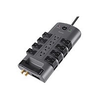 Belkin 12-Outlet Pivot-Plug Surge Protectors - 8 foot Cable - 4320 Joules