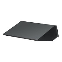 Black Box 12"D Rackmount Solid Fixed Shelf Black