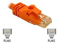 C2G 7ft Cat6 Snagless Unshielded (UTP) Ethernet Cable - Cat6 Network Crossover Cable - Orange