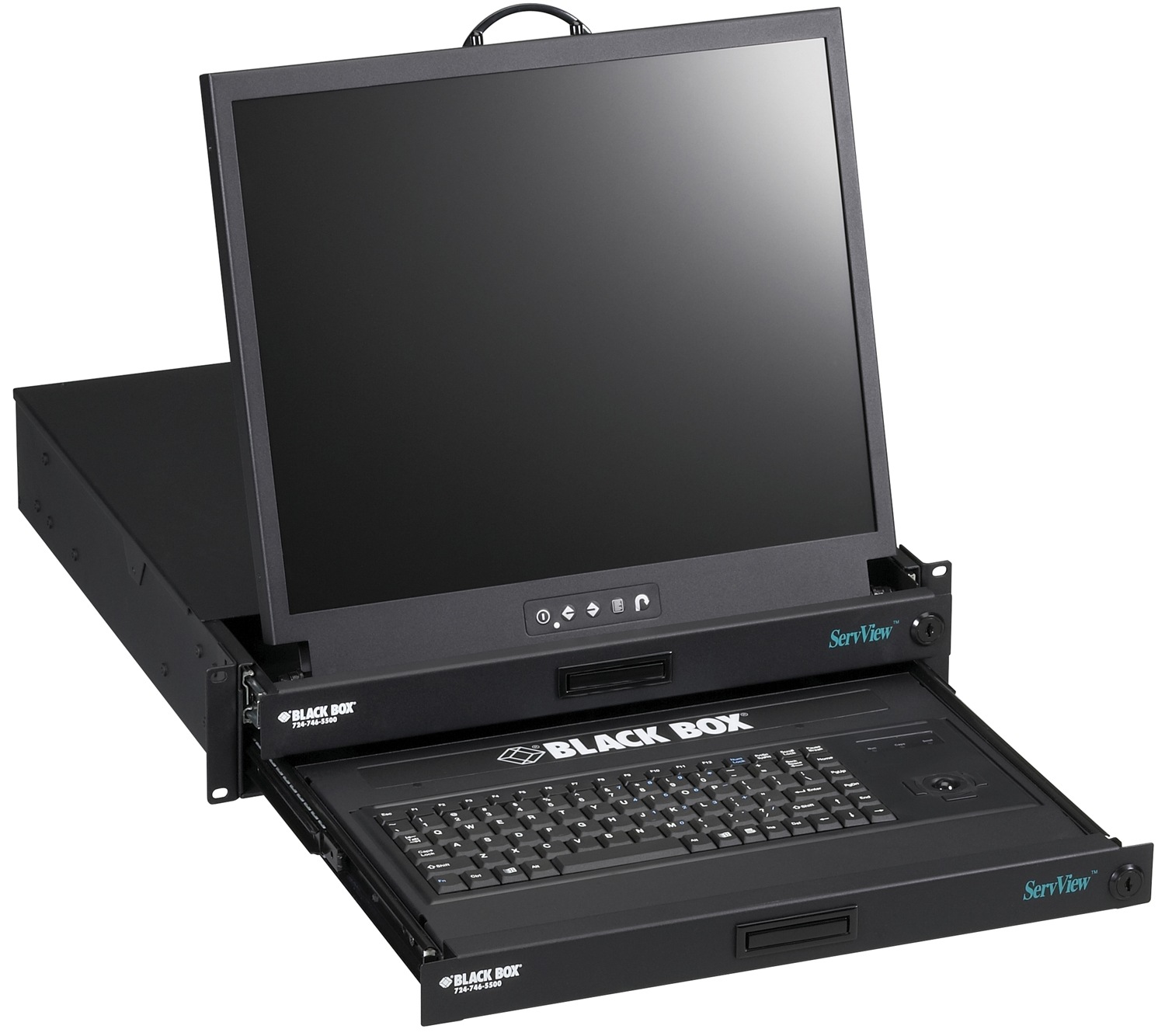 Black Box ServView KVM Drawer with Separate Drawer for Keyboard/Mouse