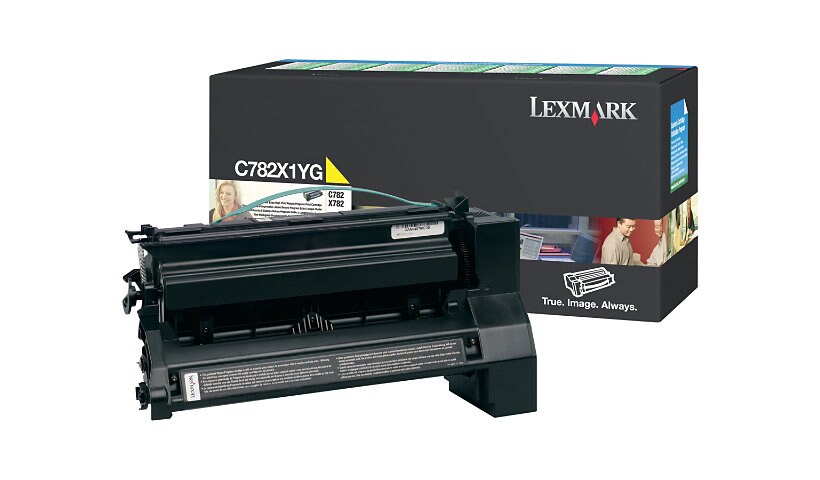 Lexmark - Extra High Yield - yellow - original - toner cartridge - LCCP, LRP