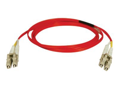 Eaton Tripp Lite Series Duplex Multimode 62.5/125 Fiber Patch Cable (LC/LC) - Red, 3M (10 ft.) - patch cable - 3 m - red