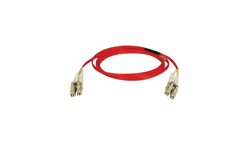 Eaton Tripp Lite Series Duplex Multimode 62.5/125 Fiber Patch Cable (LC/LC) - Red, 3M (10 ft.) - patch cable - 3 m - red