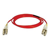 Eaton Tripp Lite Series Duplex Multimode 62.5/125 Fiber Patch Cable (LC/LC) - Red, 3M (10 ft.) - patch cable - 3 m - red
