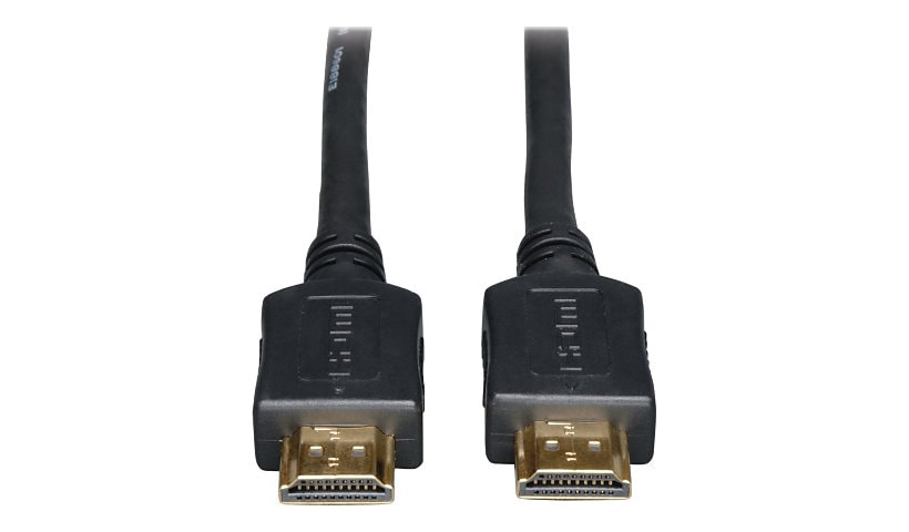 Eaton Tripp Lite Series High-Speed HDMI Cable, Digital Video with Audio (M/M), Black, 50 ft. (15.24 m) - HDMI cable - 50