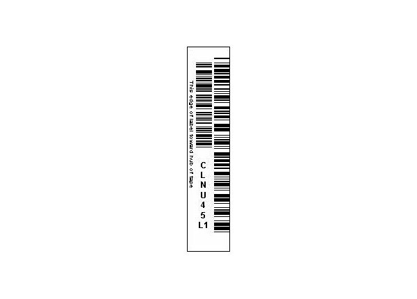 EDP LTO CLEANING DUAL BARCODE LABEL 6 CHARACTERS