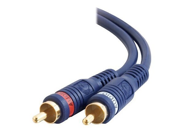 C2G Velocity 1.5ft Velocity RCA Stereo Audio Cable - audio cable - 1.5 ft