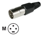 C2G XLR MALE INLINE CONNECTOR