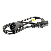 C2G 3ft Computer Power Extension Cable - 18 AWG - 125 Volt - power extension cable - IEC 60320 C13 to IEC 60320 C14 -